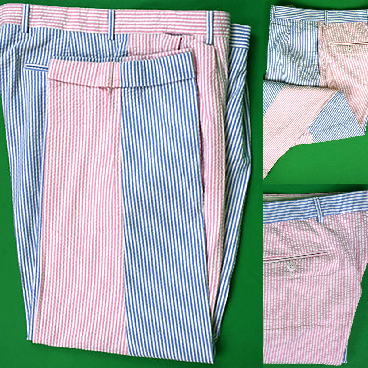 Men'S Formal Wear Big And Tall - Comfortable Seersucker Mens Pants Trousers Summer