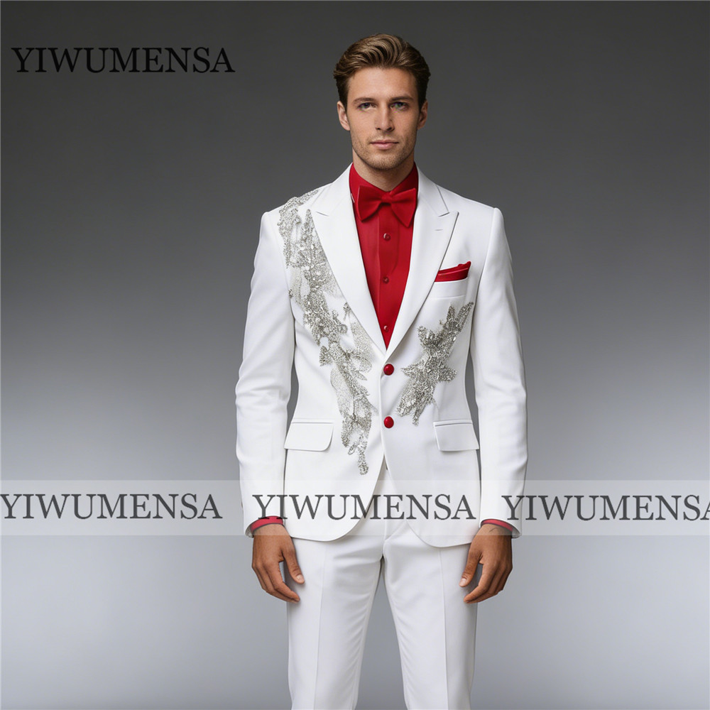 Men'S Formal Wear Attire - Exclusive Men's Suit For Wedding Sparkly