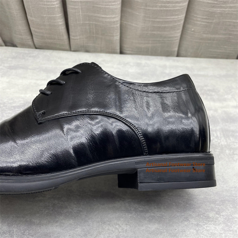 Men's Black Leather Oxford Sho - огляд і ціна Men'S Formal Office Wear Shoes