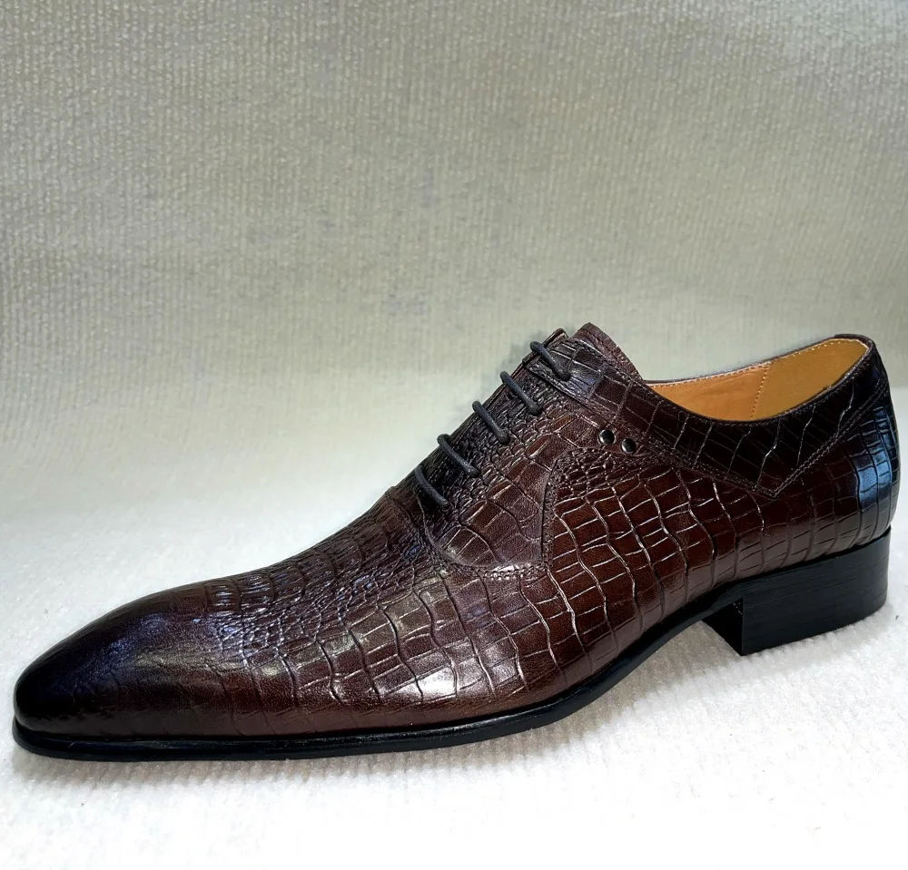 Italian Luxury Men's Pointed T - огляд і ціна Men'S Formal Office Wear Shoes