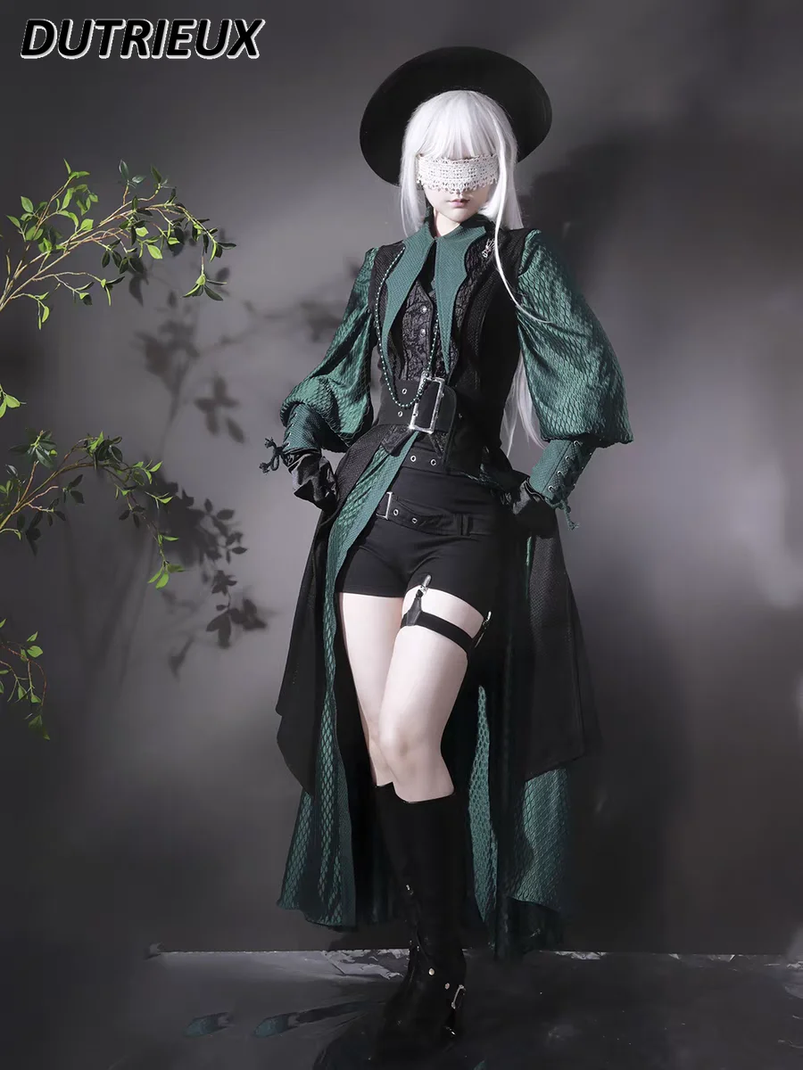 2026 Japanese Goth Lolita Long - огляд і ціна Slim Fit Suit Set