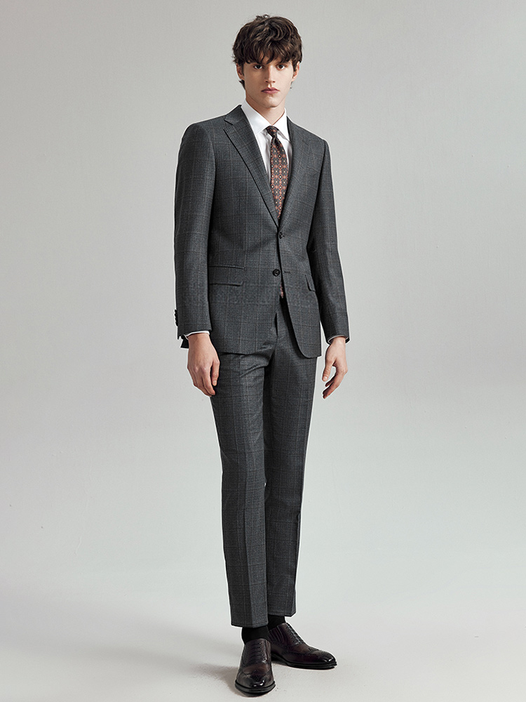 100% Wool Suits For Men Slim F - огляд і ціна Men Formal Wear Fashion