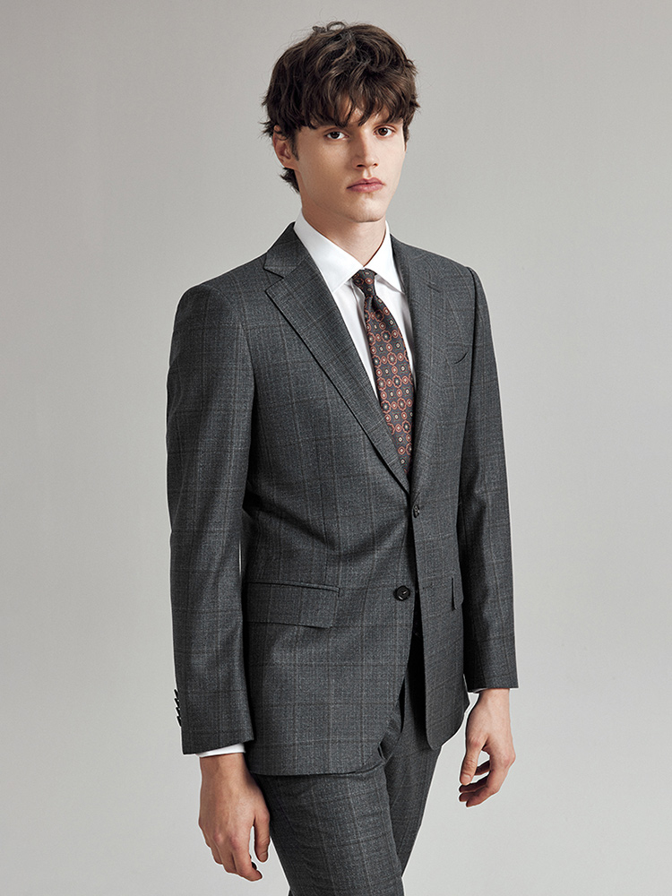 100% Wool Suits For Men Slim F - огляд і ціна Men Formal Wear Fashion