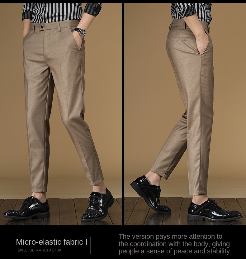 Summer Suit Pants Men Red Blac - огляд і ціна Men Formal Wear Office