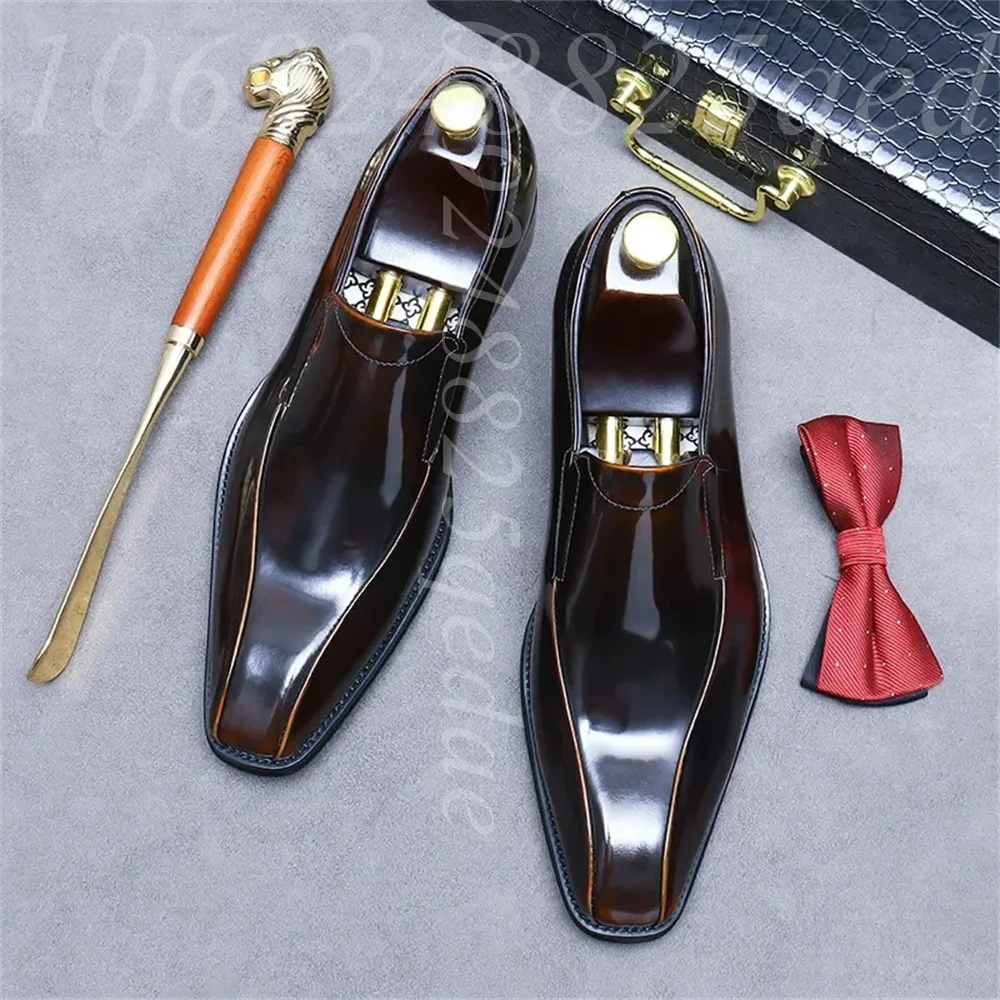 Men's Handmade Vintage Lace-Up - огляд і ціна Men'S Formal Office Wear Shoes