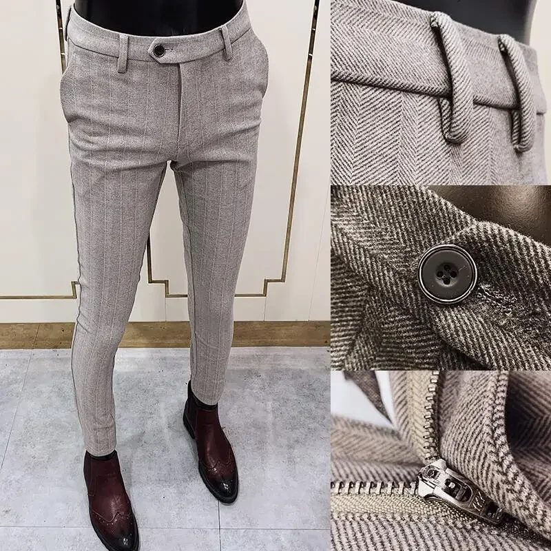 Autumn Winter Thickened Woolen - огляд і ціна Men Formal Wear Office