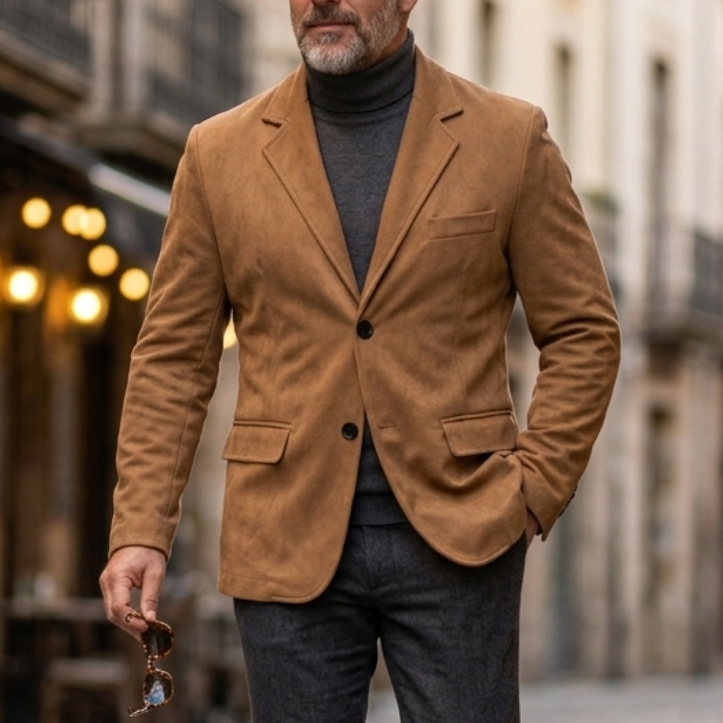 Men's Vintage Smart Casual Sue - огляд і ціна Men Formal Wear Office