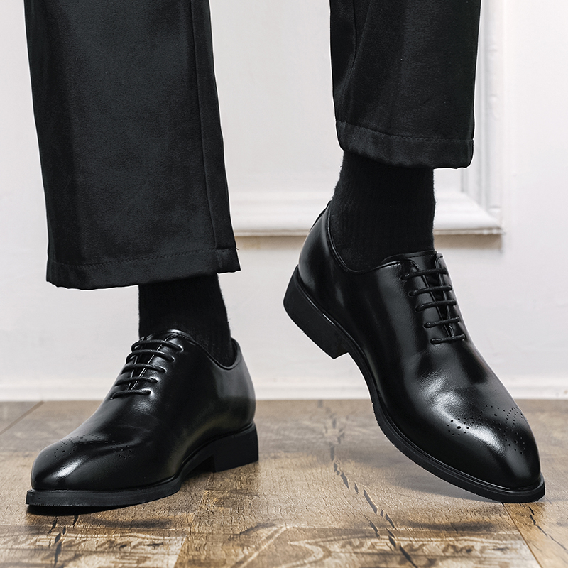 Brand Rubber Quality Anti Slip - огляд і ціна Men'S Formal Office Wear Shoes