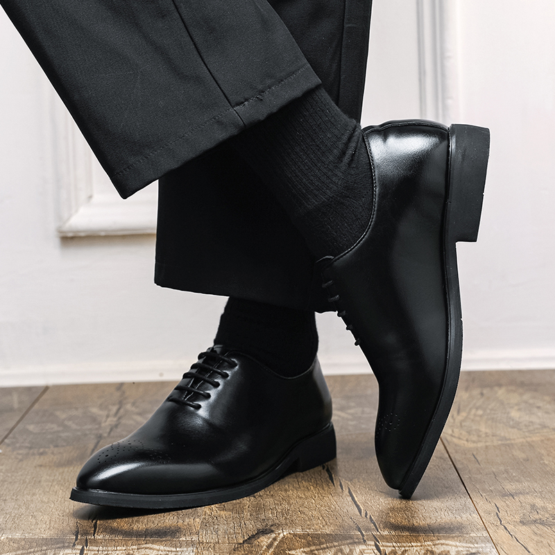 Brand Rubber Quality Anti Slip - огляд і ціна Men'S Formal Office Wear Shoes