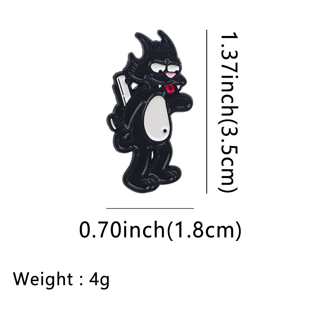 Comedy Cartoon Mouse Cat Soft  - огляд і ціна Tuxedo Lapel Pin
