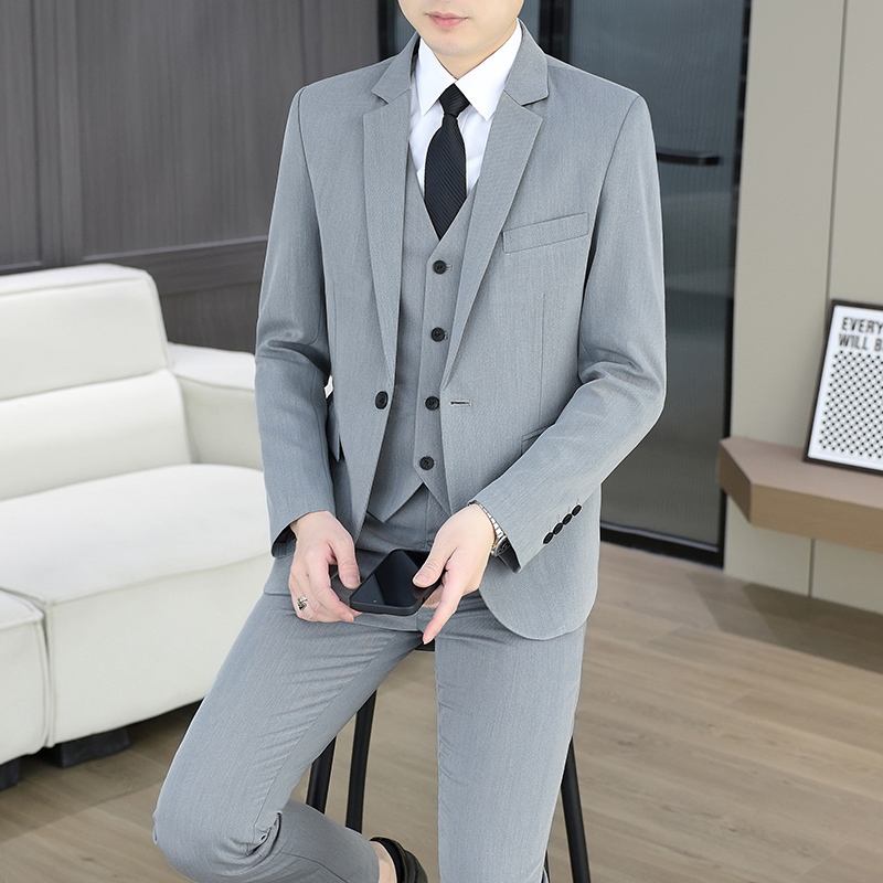 Suit  (Blazer+Vest+Trousers) M - огляд і ціна Men Formal Wear Fashion