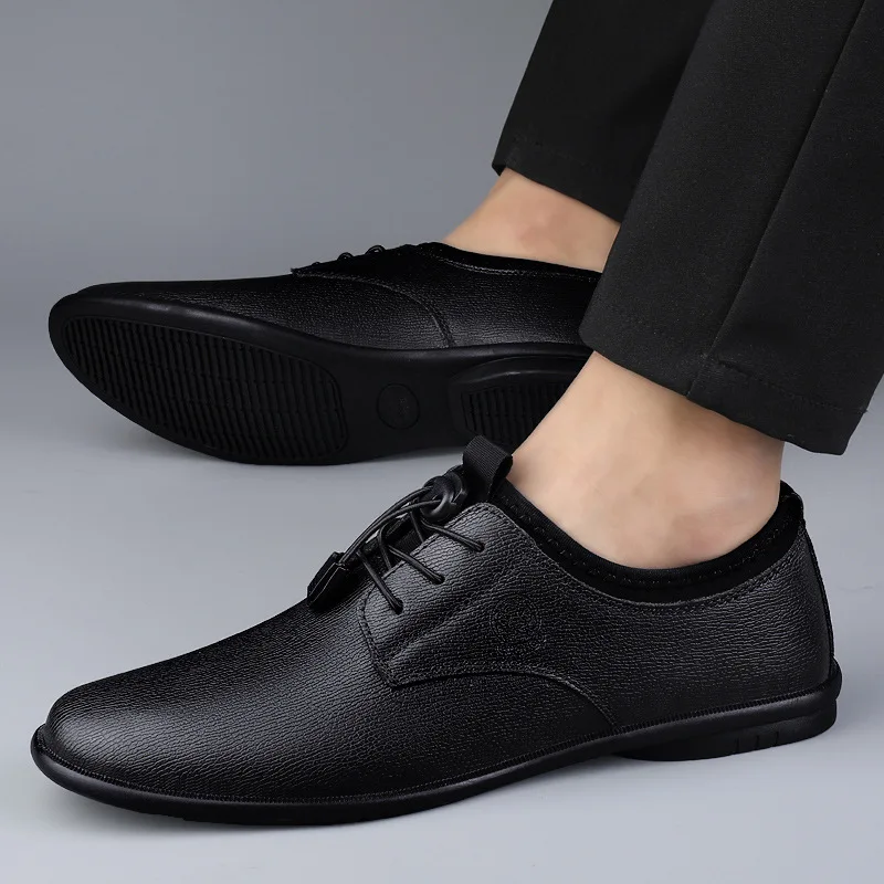XIHAHA Men's Leather Shoes Bre - огляд і ціна Men'S Formal Office Wear Shoes