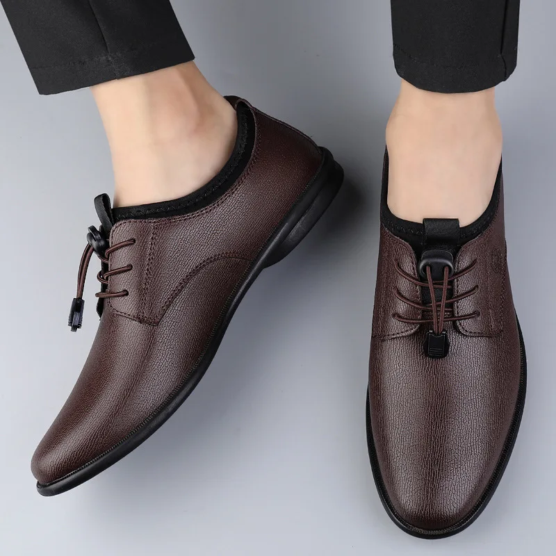 XIHAHA Men's Leather Shoes Bre - огляд і ціна Men'S Formal Office Wear Shoes