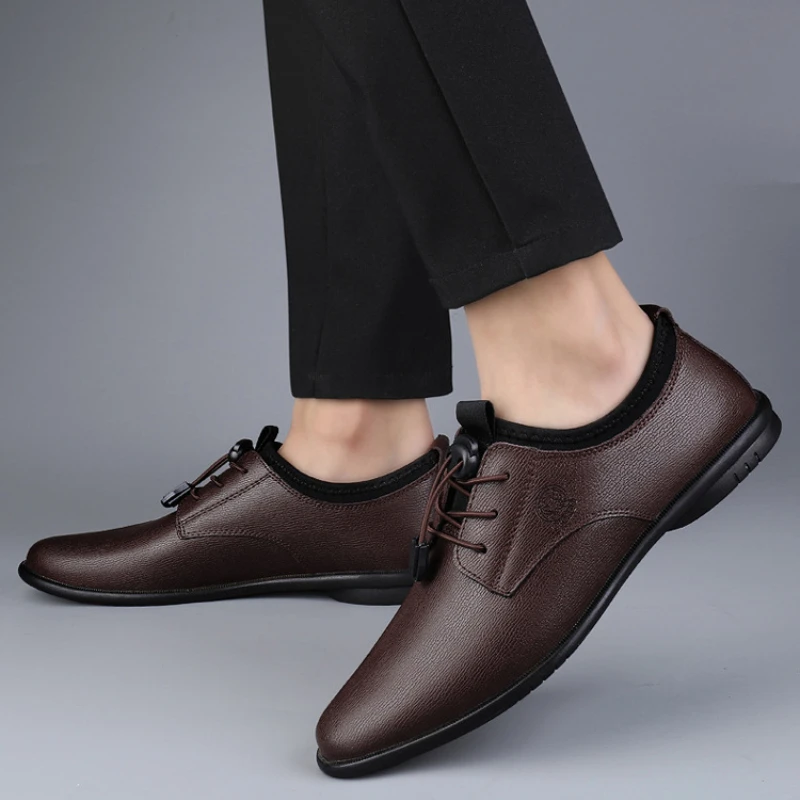 XIHAHA Men's Leather Shoes Bre - огляд і ціна Men'S Formal Office Wear Shoes