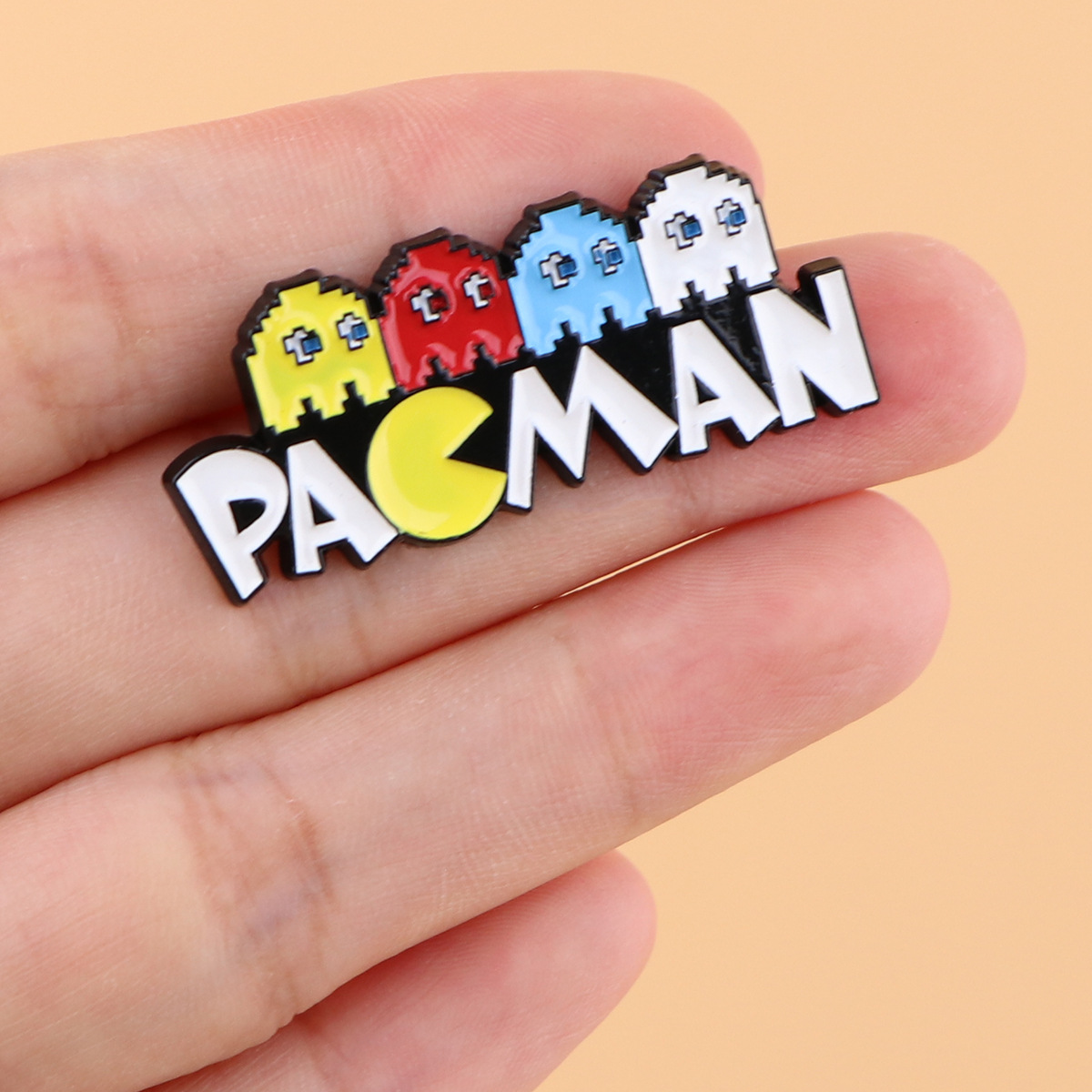 Pac-Man Game Brooch Pin Badge  - огляд і ціна Tuxedo Lapel Pin