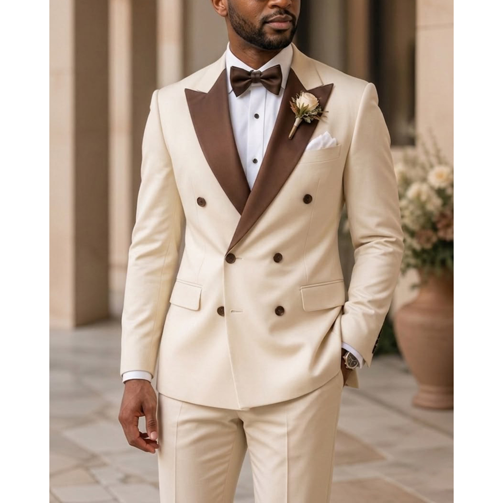 Men Double Breasted Tuxedo Sui - огляд і ціна Men Formal Wear Fashion