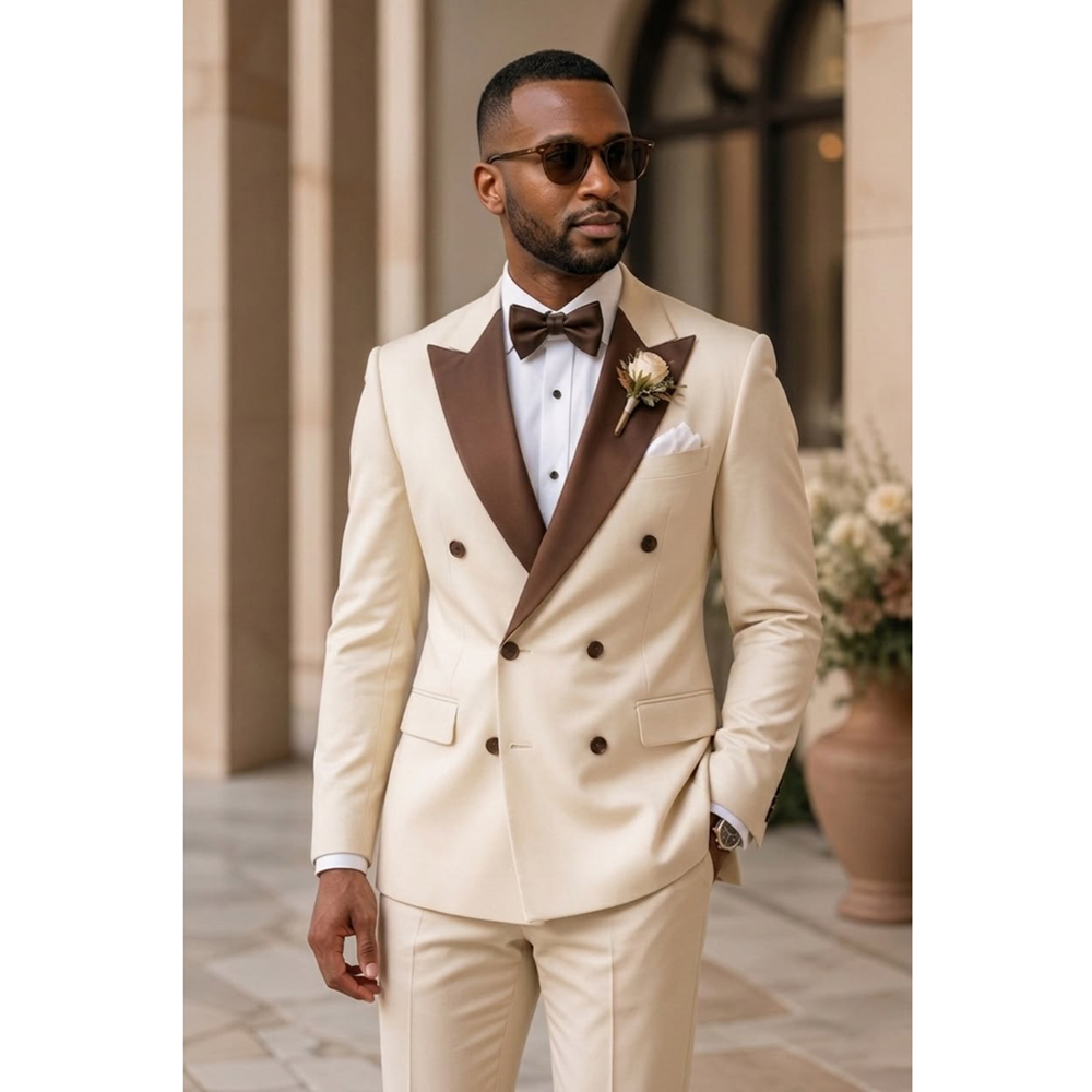 Men Double Breasted Tuxedo Sui - огляд і ціна Men Formal Wear Fashion