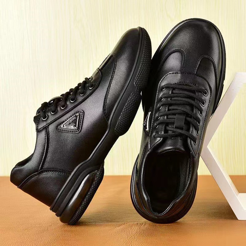 New Men Leather Shoes Platform - огляд і ціна Men Formal Wear With Sneakers