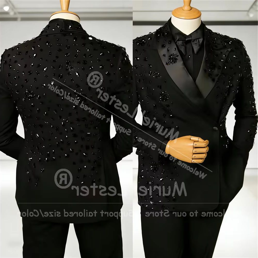 Exclusive Diamond Beaded Suit  - огляд і ціна Men'S Formal Wear Attire