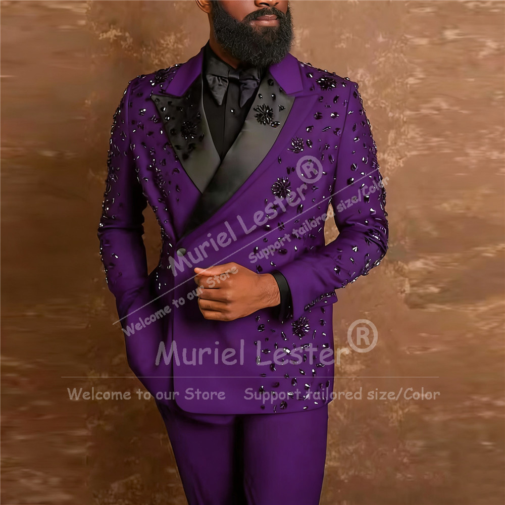 Exclusive Diamond Beaded Suit  - огляд і ціна Men'S Formal Wear Attire