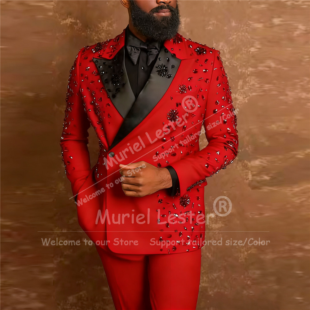 Exclusive Diamond Beaded Suit  - огляд і ціна Men'S Formal Wear Attire